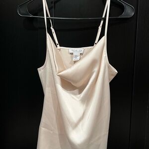 Rachel Zoe Ivory Satin Slip Dress